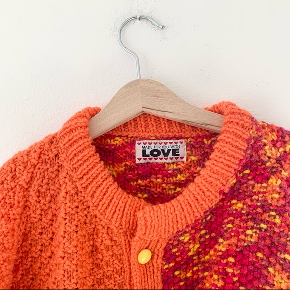 Hand Knit Cardigan - Picture 3 of 4